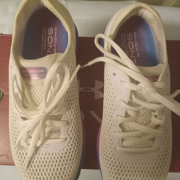 Under Armour, size 6, White, Pink, Purple - Picture 6 of 7